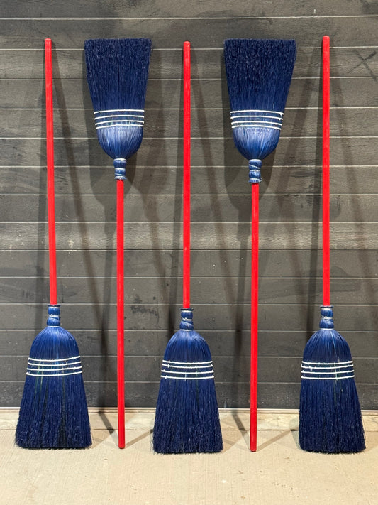 Red, White & Blue Fourth of July Farmhouse Broom