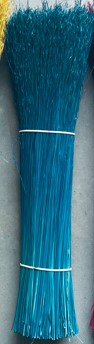 1 Pound Dyed Broomcorn 20" Hurl for Broom Making and Crafting