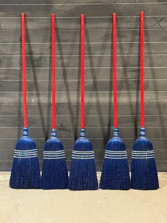Red, White & Blue Fourth of July Farmhouse Broom