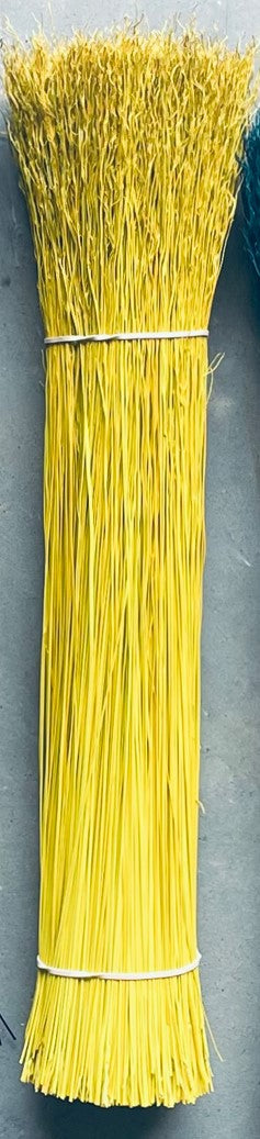 1 Pound Dyed Broomcorn 20" Hurl for Broom Making and Crafting