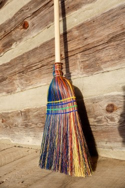 Authentic Handmade Farmhouse Broomcorn Broom