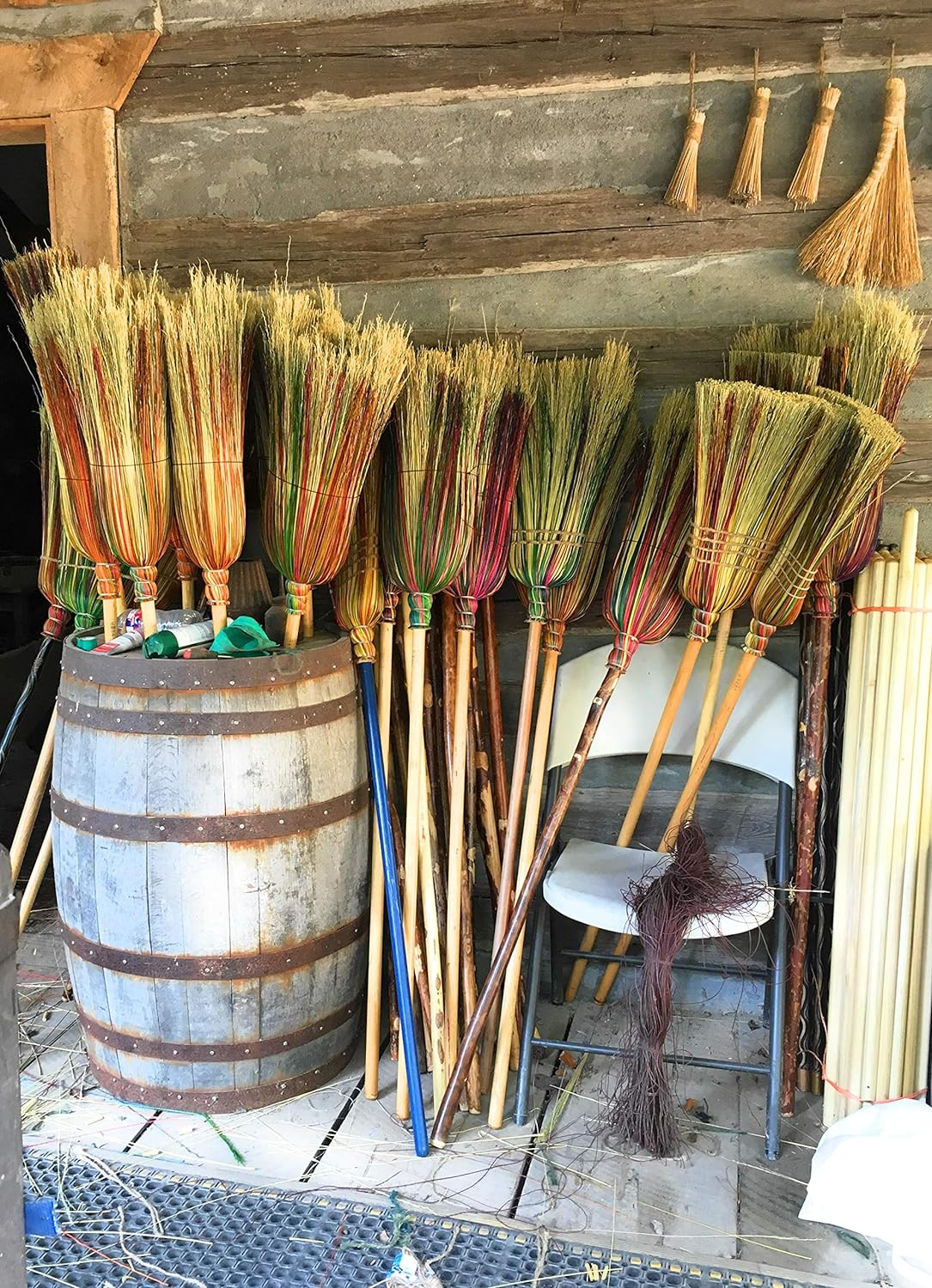 Authentic Handmade Broomcorn Broom